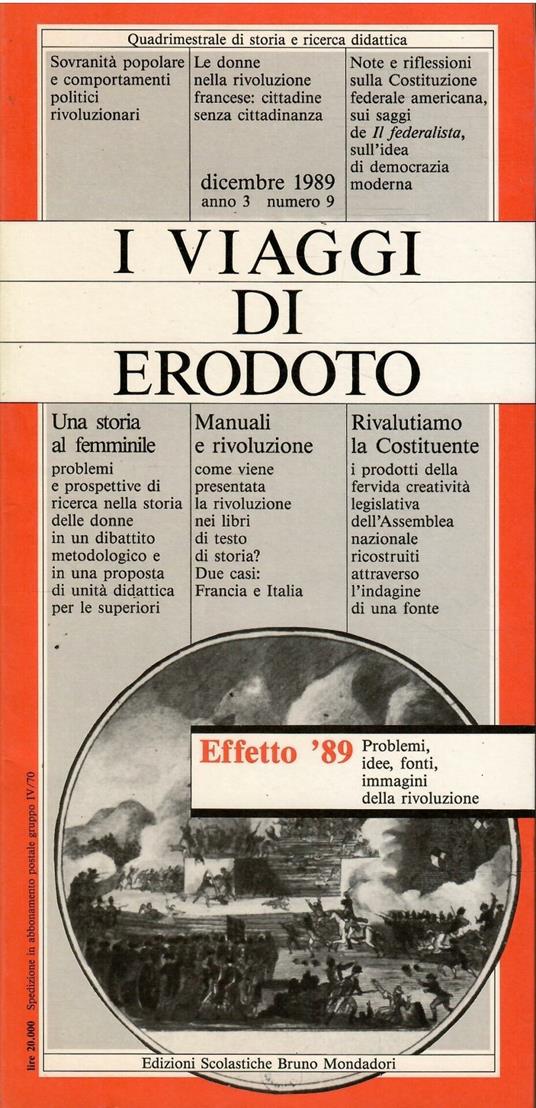 I Viaggi di Erodoto N. 9/89 - copertina