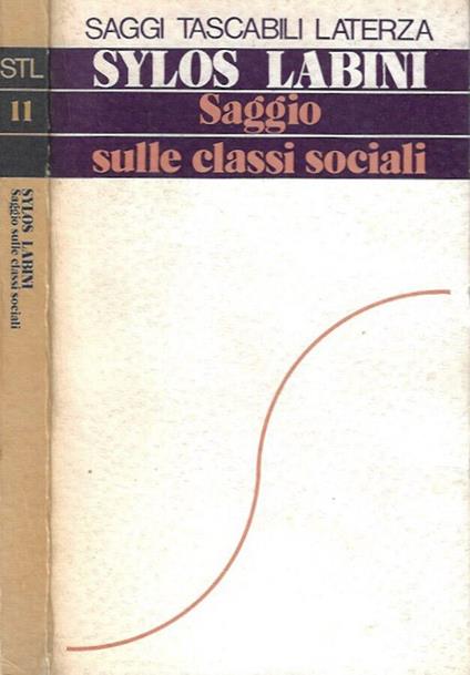 Saggio sulle classi sociali - Paolo Sylos Labini - copertina