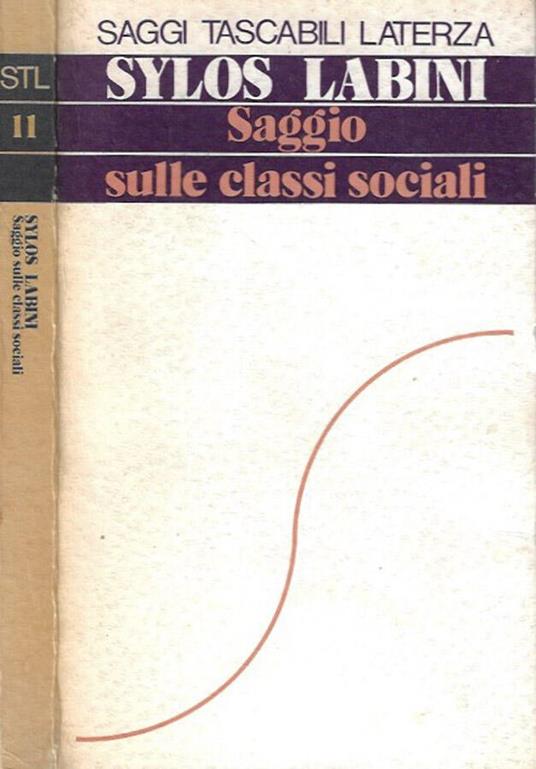 Saggio sulle classi sociali - Paolo Sylos Labini - copertina