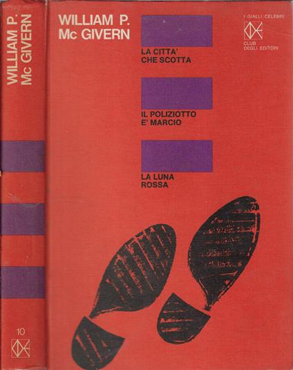 La città che scotta, il poliziotto è marcio, La luna rossa - copertina