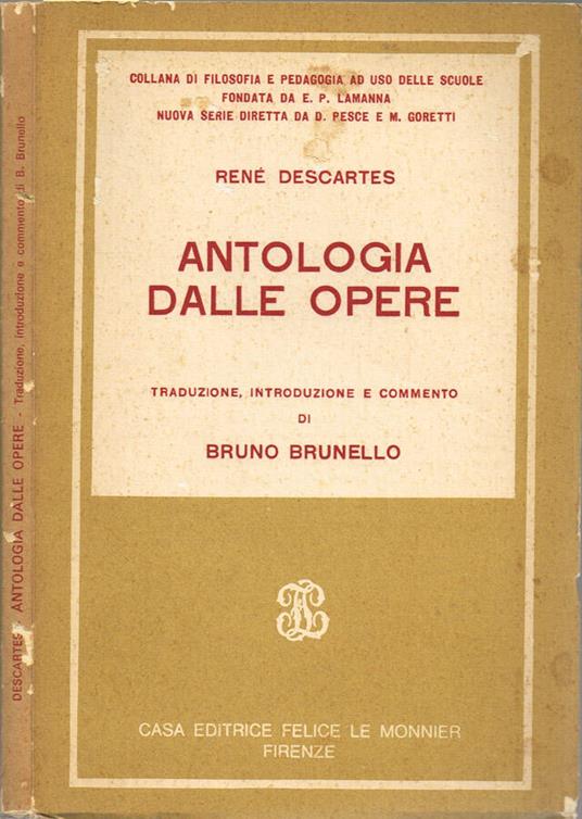 Antologia dalle opere - René Descartes - copertina