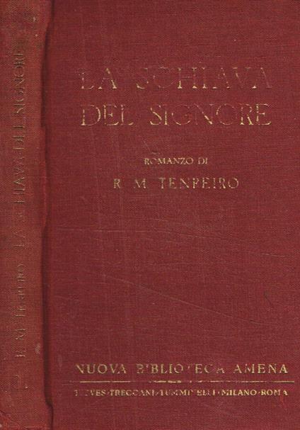 La schiava del signore - Ramón Maria Tenreiro - copertina