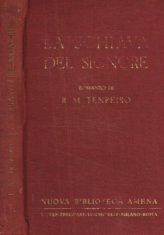 La schiava del signore - Ramón Maria Tenreiro - copertina