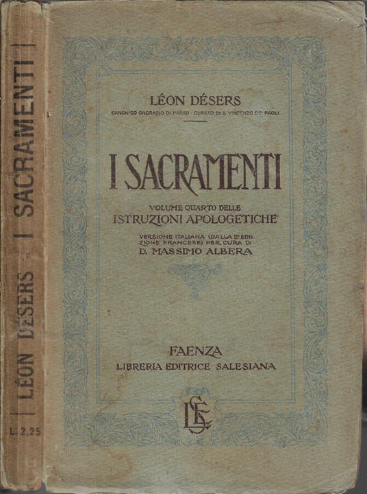 I sacramenti vol. IV - copertina