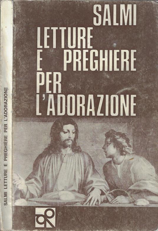 Salmi letture e preghiere per l'adorazione - copertina