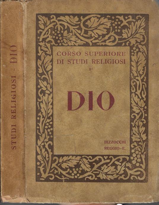 Dio - copertina