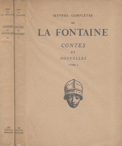 Ouvres complètes. Contes et Nouvelles en vers. Tome I et Tome II - Jean de La Fontaine - copertina