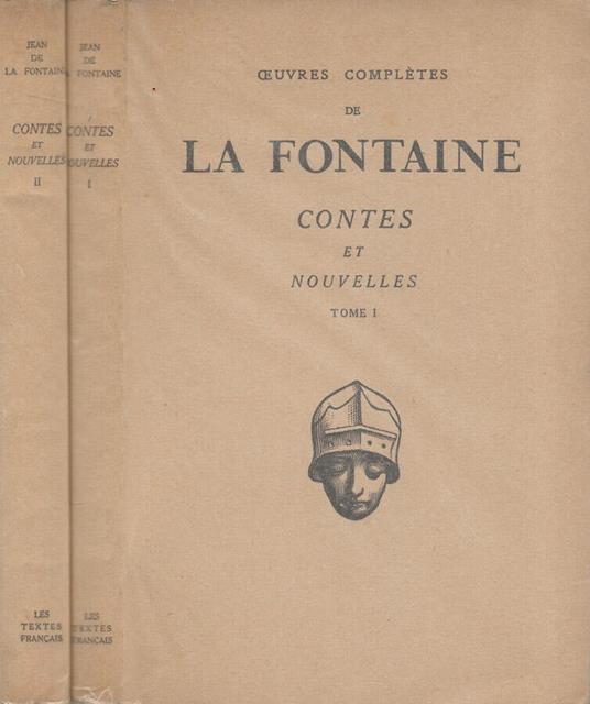Ouvres complètes. Contes et Nouvelles en vers. Tome I et Tome II - Jean de La Fontaine - copertina