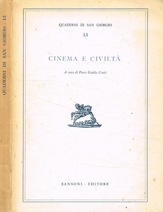 Cinema e civiltà - copertina