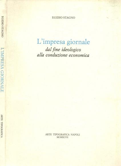 L' impresa giornale - copertina