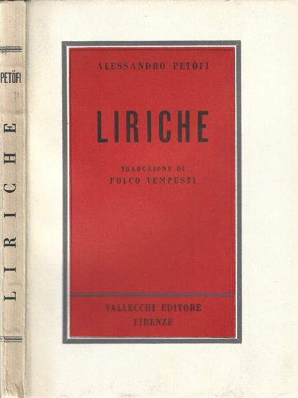 Liriche - Alessandro Petri - copertina