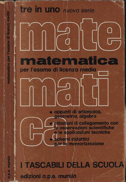 Matematica per l'esame di licenza media - Elisa Riva - copertina