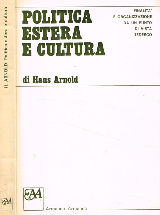 Politica estera e cultura - copertina