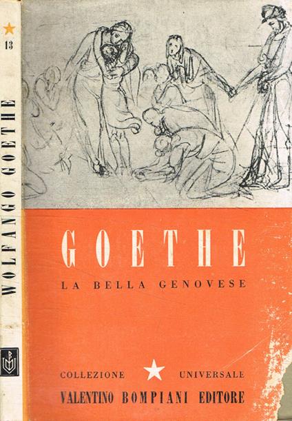 La bella Genovese - Johann Wolfgang Goethe - copertina