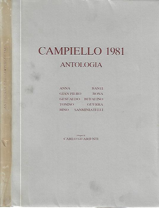 Antologia del Campiello 1981 - copertina