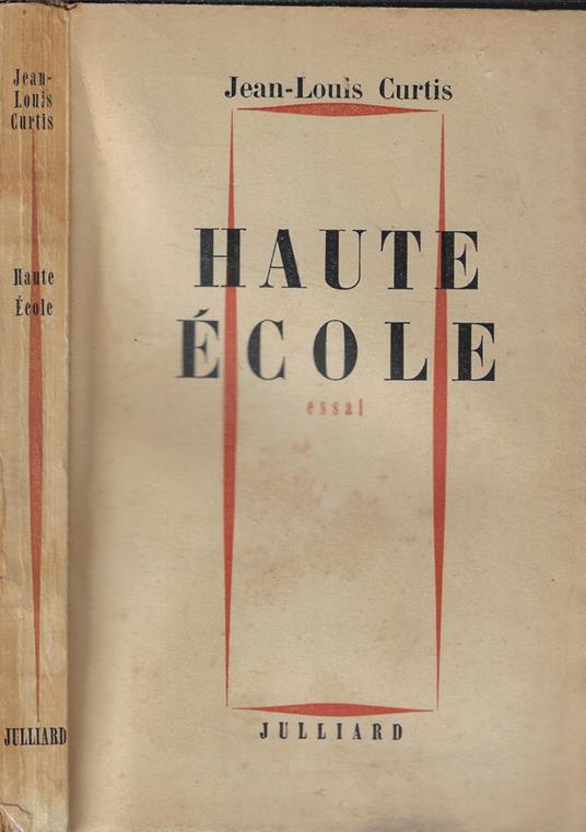 Haute école - copertina