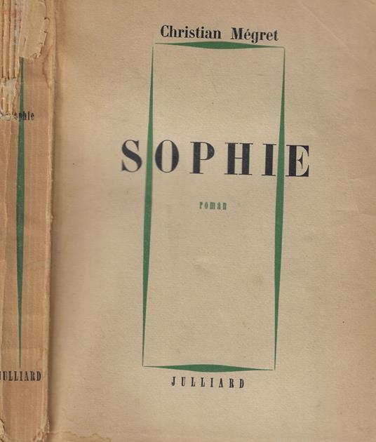 Sophie - Christian Mégret - copertina