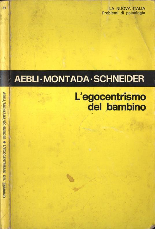 L' egocentrismo del bambino - copertina