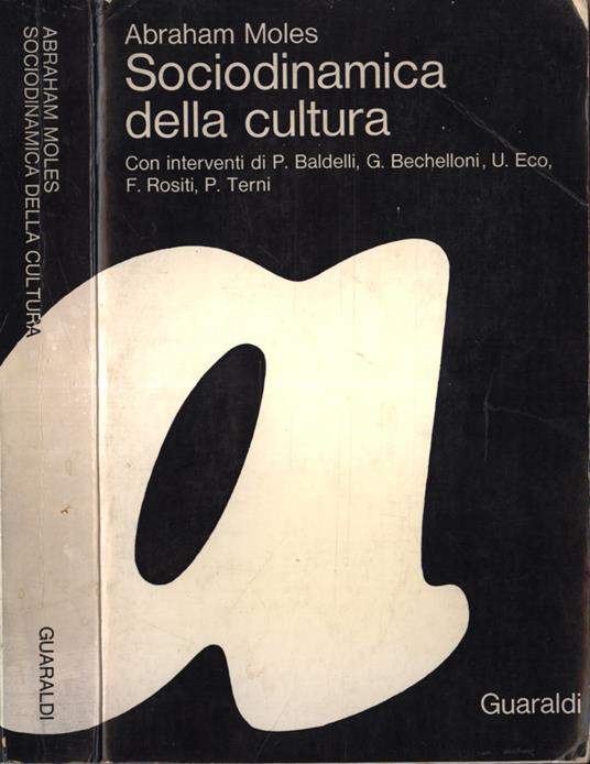 Sociodinamica della cultura - Abraham Moles - copertina