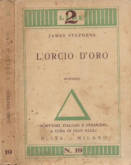 L' orcio d'oro - James Stephens - copertina