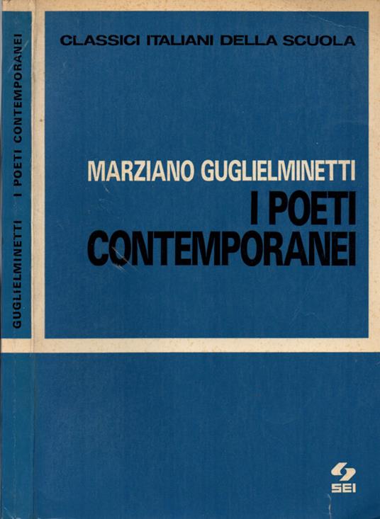 I poeti contemporanei - Marziano Guglielminetti - copertina