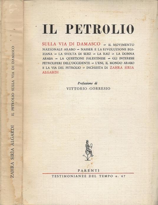 Il petrolio sulla via di Damasco - Émile Zola - copertina