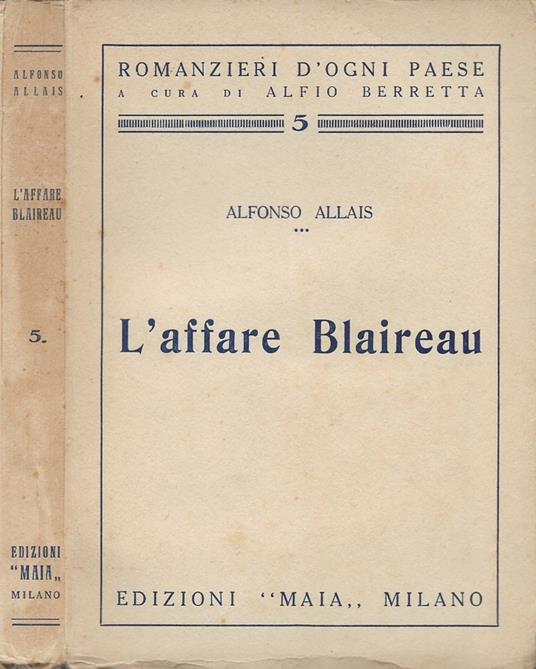 L' affare Blaireau - copertina