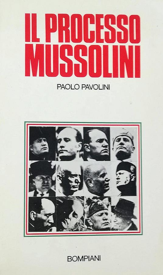 Il Processo Mussolini - Paolo Pavolini - copertina