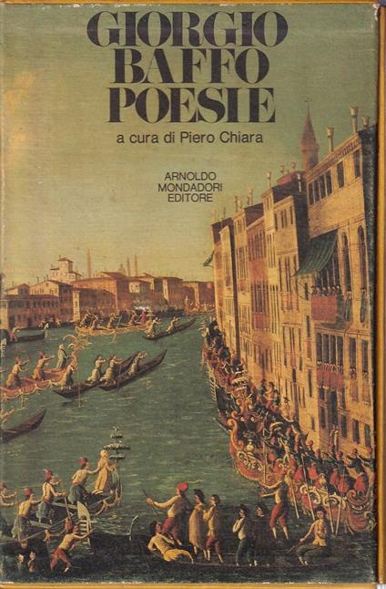 Poesie - Giorgio Baffo - copertina