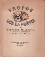 Propos sur la poésie, recueillis et présentés par Henri Mondor