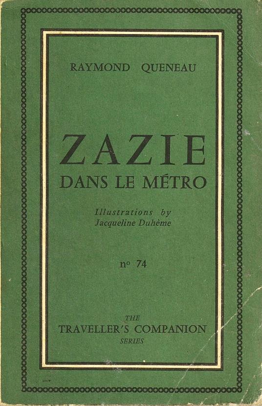 Zazie dans le métro - Raymond Queneau - copertina