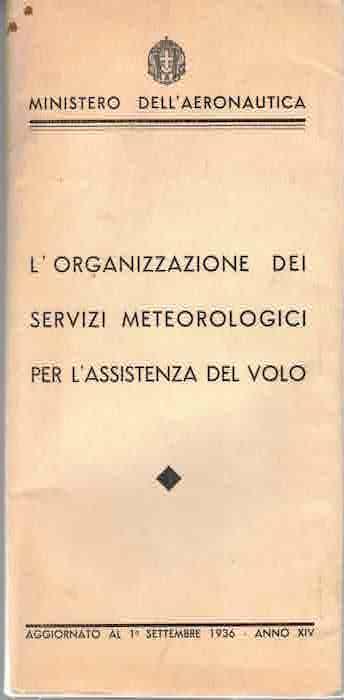 L' organizzazione dei servizi meteorologici per l'assistenza del volo - copertina