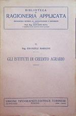 Gli Istituti di credito agrario