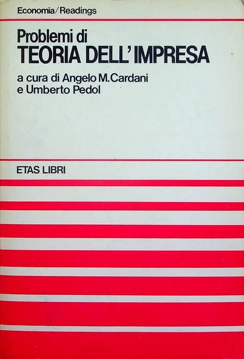 Problemi di teoria dell'impresa - copertina