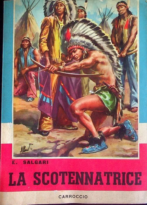 La scotennatrice - Emilio Salgari - copertina