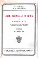 Linee essenziali di storia e cronologia: per esami di stato dai licei classici e scientifici ed istituti magistrali: I. Medioevo; II. Storia moderna; III. Storia contemporanea