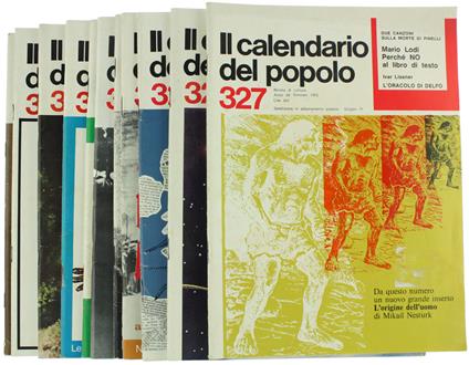 Il CALENDARIO DEL POPOLO. Rivista di Cultura - annata 1972 - copertina