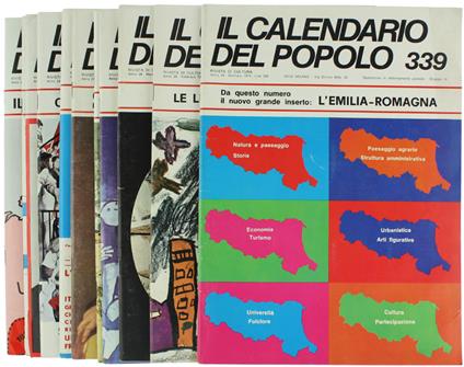 Il CALENDARIO DEL POPOLO. Rivista di Cultura - annata 1973 - copertina