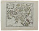 L' ASIE. [Original copper engraved map, 1778] - Vaugondy (de) Robert, Dussy E