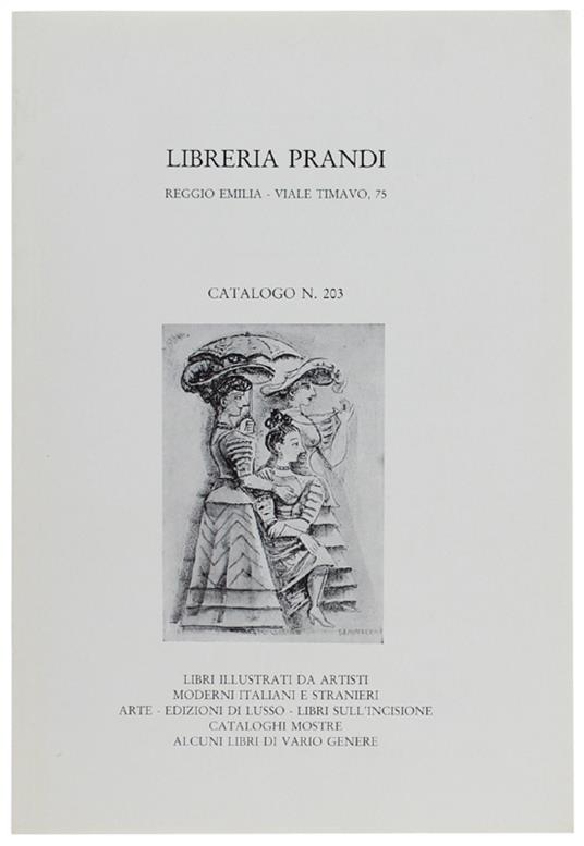 CATALOGO N. 203. LIBRI ILLUSTRATI DA ARTISTI MODERNI ITALIANI E STRANIERI.. - copertina