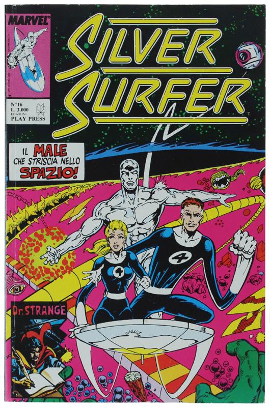 SILVER SURFER: TRE NEL NULLA. Play Press - N. 16/1991. (come nuovo) - Play Press, - 1991 - copertina