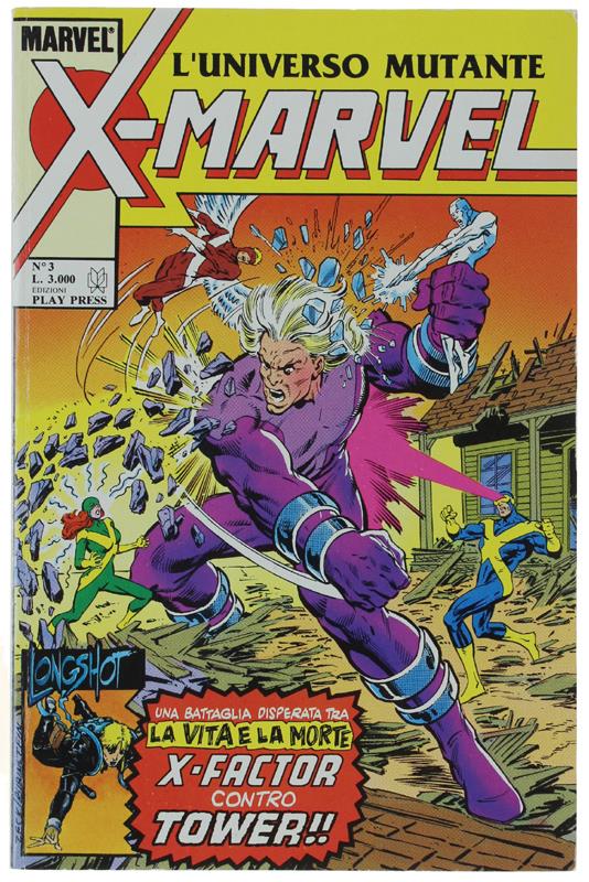 X-MARVEL L'UNIVERSO MUTANTE. N. 3/1990 - Ediz. Play Press (come nuovo) - Play Press, - 1990 - copertina