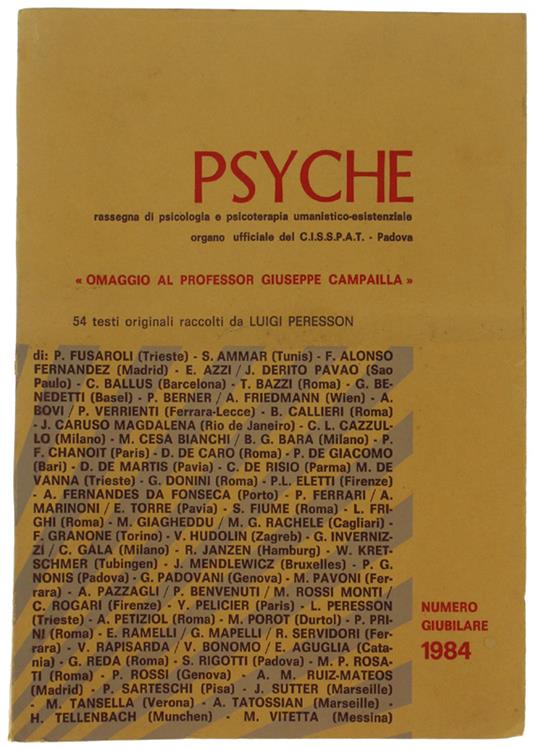 OMGGIO A GIUSEPPE CAMPAILLA. 5 maggio 1984. 54 testi originali - copertina
