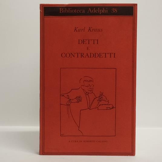 Detti e contraddetti - Karl Kraus - copertina