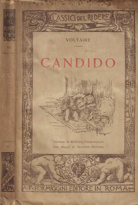 Candido - Voltaire - copertina