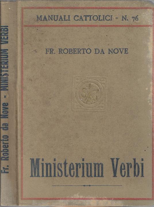 Ministerium verbi - copertina