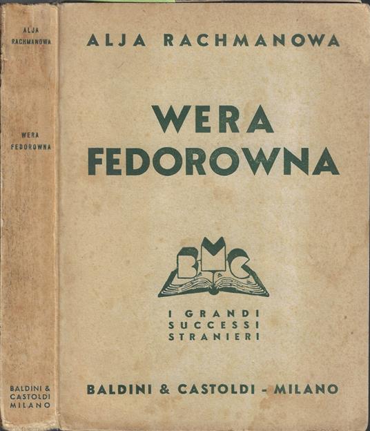 Wera Fedorowna - Alja Rachmanowa - copertina