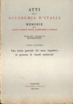 Una teoria generale del moto impulsivo in presenza di vincoli unilaterali