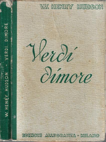 Verdi dimore - W. Henry Hudson - copertina