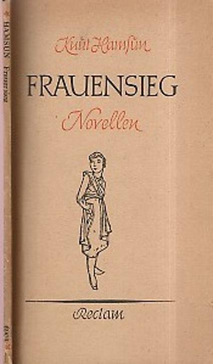 Frauensieg - Knut Hamsun - copertina